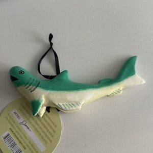Baby Shark Wooden Artisan Made Christmas Ornament NWT